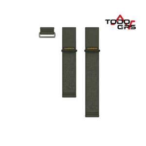 Correas de desmontaje rápido (24 mm) ComfortFit de nailon en verde