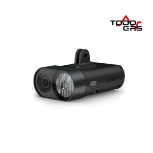 Garmin Varia Vue, faro de ciclismo y cámara 4K, intensidad de luz de hasta 600 lúmenes, grabación de video cristalina, detección de incidentes durante el ciclismo