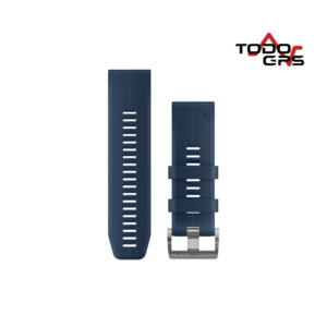 Correas de reloj QuickFit® 26 Silicona azul militar