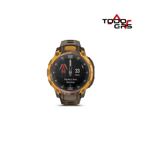 Smartwatch Garmin Instinct Crossover AMOLED bronce/naranja - Image 6