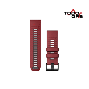 Correas de reloj QuickFit® 26 Silicona Marsala/Grafito