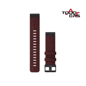 Correas de reloj QuickFit® 22 Nailon rojo