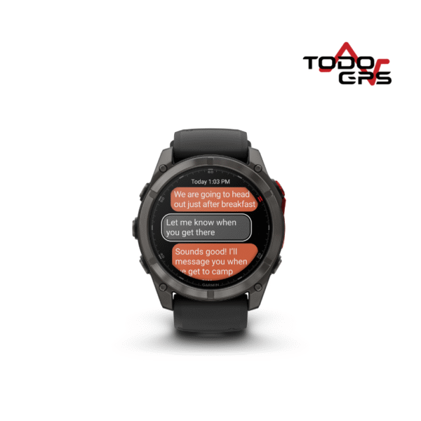 Garmin fēnix® 8 Pro – 51 mm, AMOLED, titanio con negro - Image 5