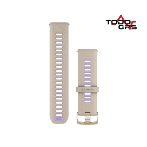 Correas de reloj Forerunner® (22 mm) color Gris/índigo traslúcido con Nailon oro