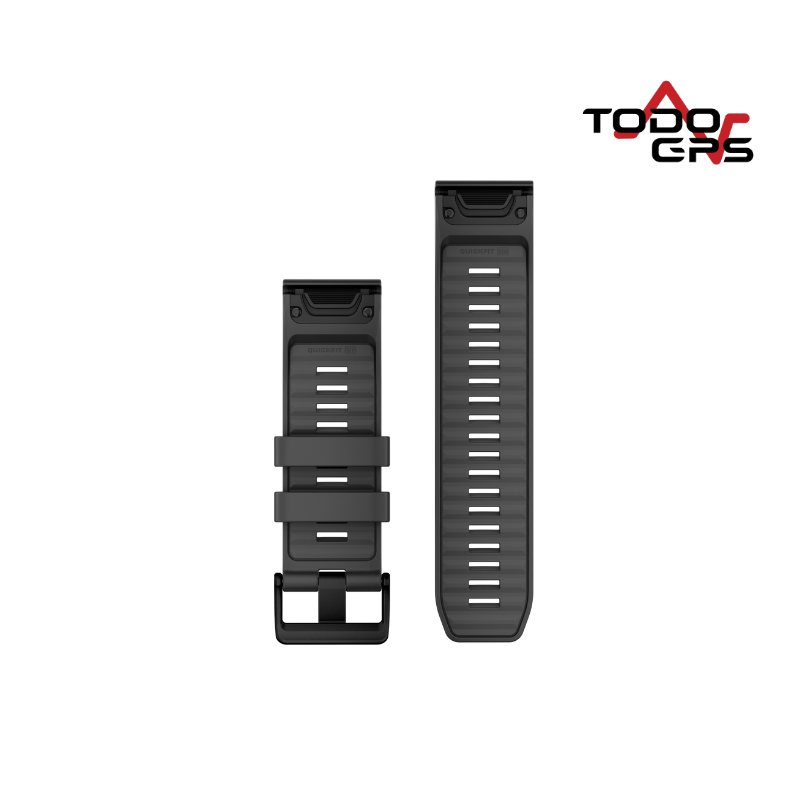 Correas de reloj QuickFit® 26 Silicona Grafito - Image 2