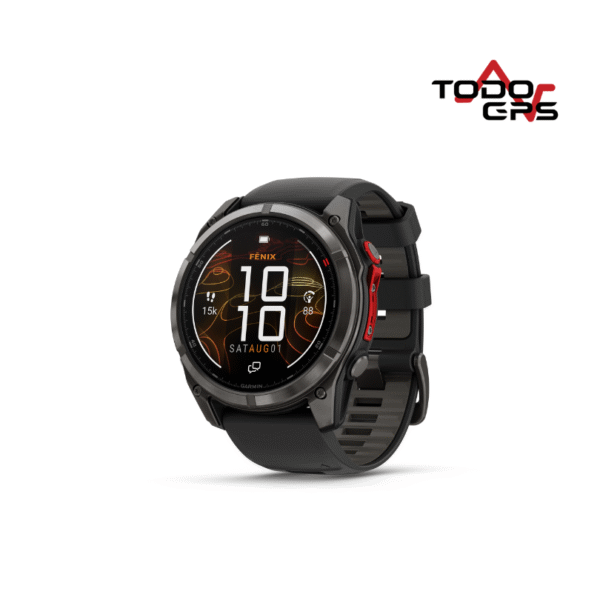 Garmin fēnix® 8 Pro – 51 mm, AMOLED, titanio con negro