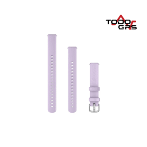 Correas para Lily® 2 (14 mm) Silicona jazmín, hebilla plateada