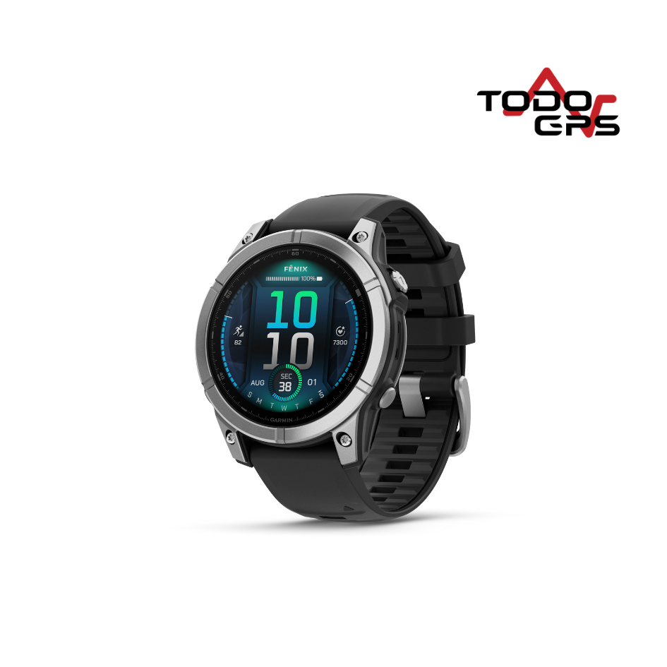 Garmin fenix E – 47 mm, AMOLED plata