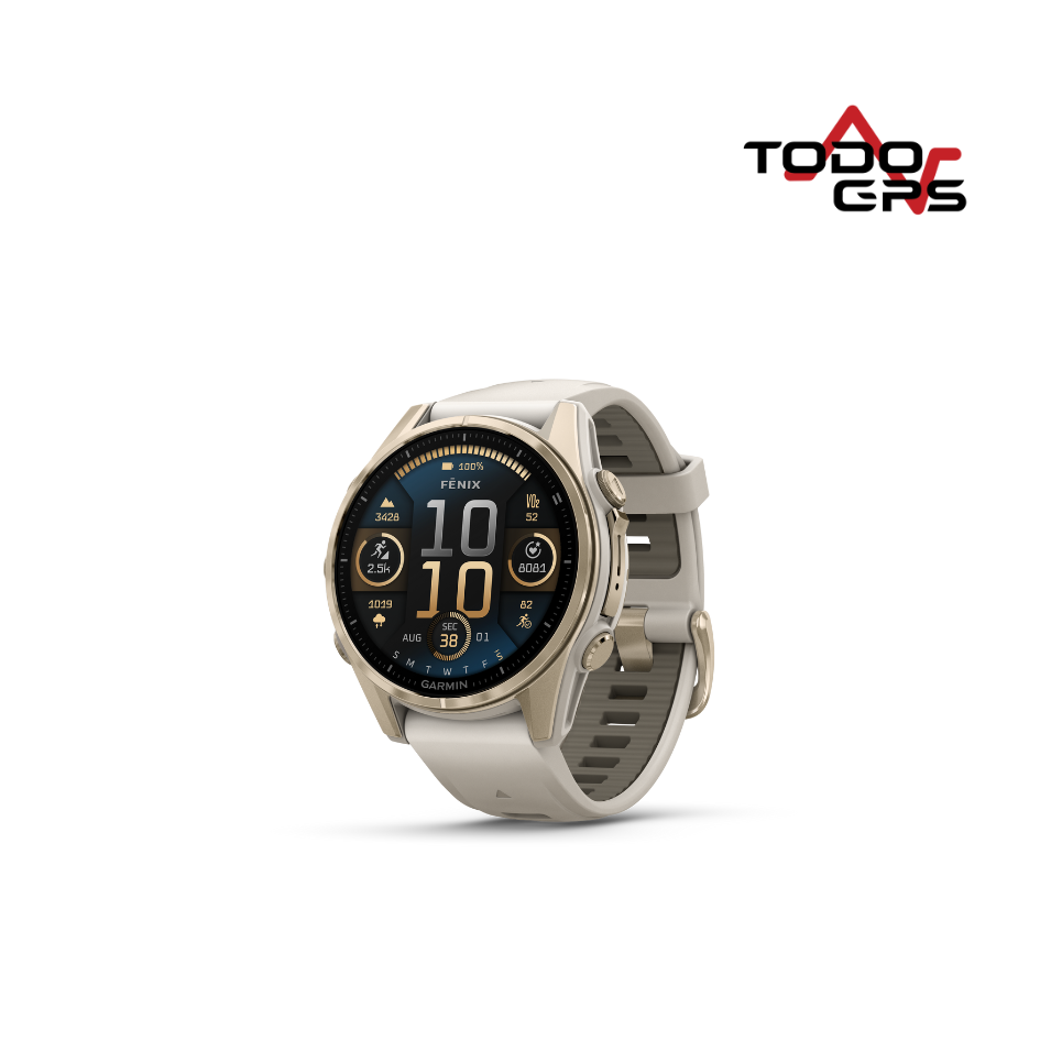 Fenix 8 – 43 mm, reloj Dorado