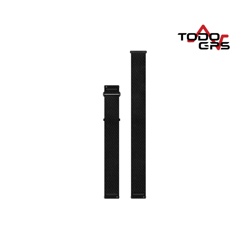 Correas de rápida liberación (22 mm) Tejido ComfortFit gris pizarra/negro