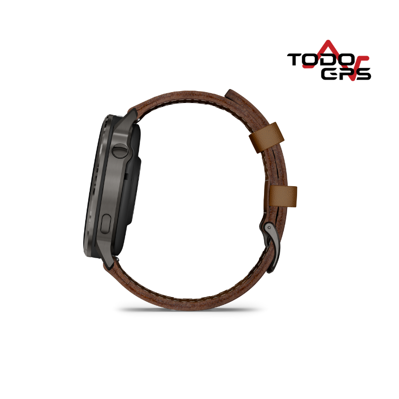 Smartwatch Garmin Venu 4 - 45 mm correas cuero y negra - Image 6