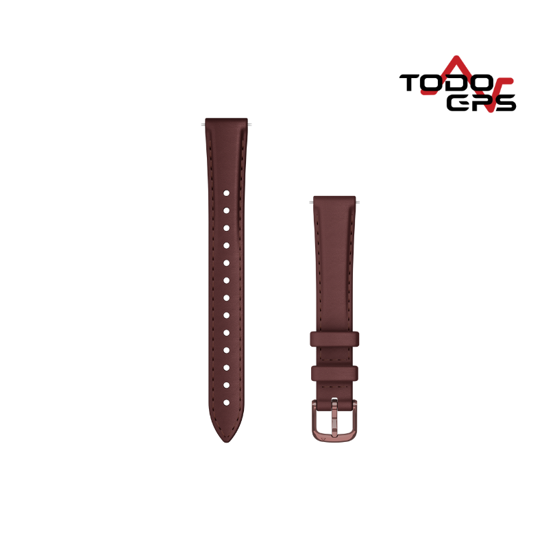 Correas para Lily® 2 (14 mm) Cuero morado, componentes en bronce oscuro