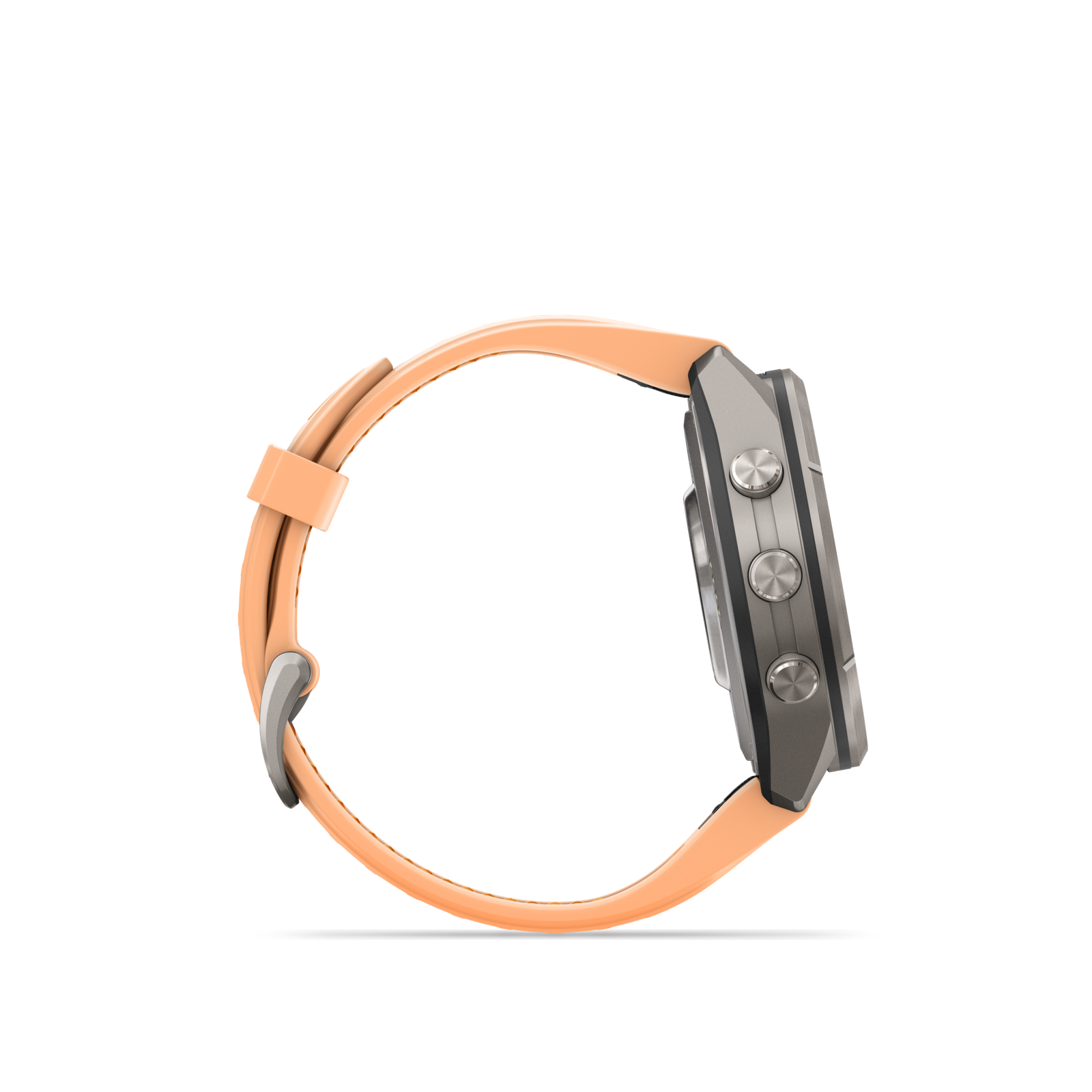 fénix 9 Pro – 43mm Titanio con correa de silicona en rosa/naranja - Imagen 2