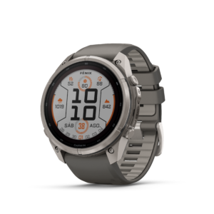 fénix 9 Pro – Solar, 51mm Titanio con correa gris