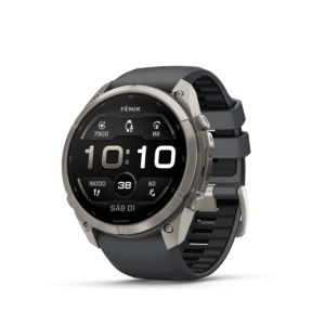 fénix 9 Pro – 51mm Titanio con correa de silicona negro/grafito