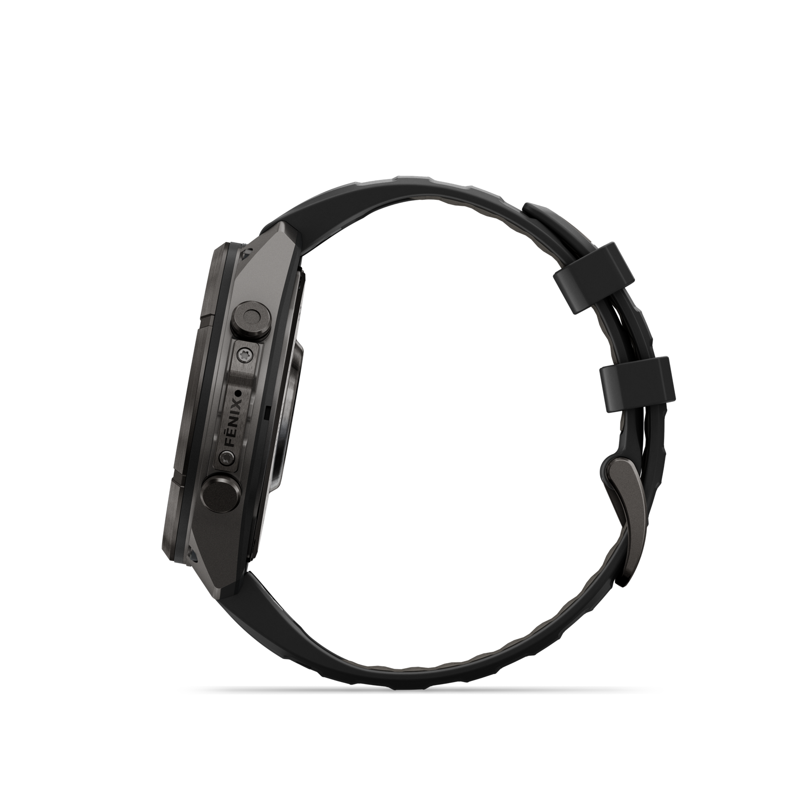 fénix 9 Pro – 47mm Titanio gris carbón con correa de silicona negro/gris - Imagen 4