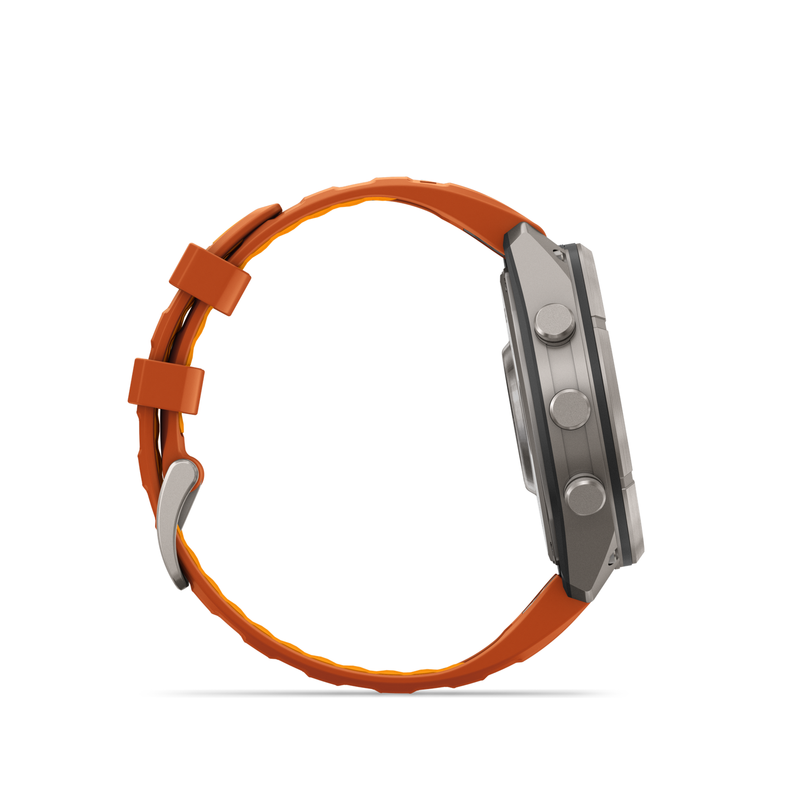 fénix 9 Pro – inReach, 47mm Titanio con correa de silicona naranja - Imagen 2
