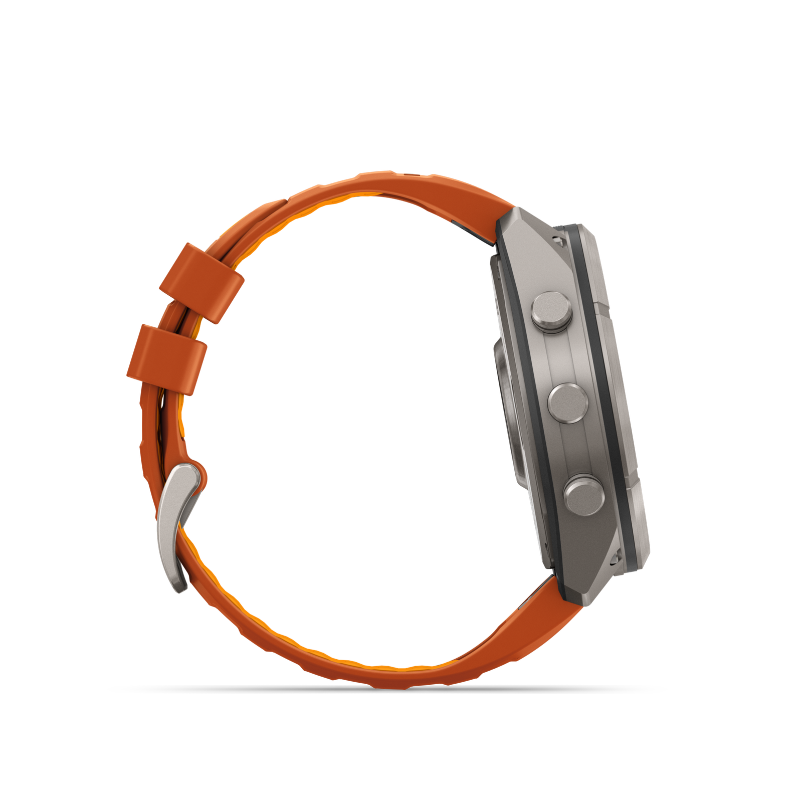 fénix 9 Pro – inReach, 51mm Titanio con correa de silicona naranja - Imagen 2