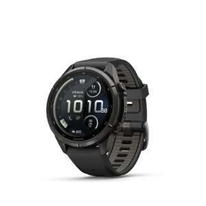 fēnix 9 Pro – inReach, 43mm Titanio DLC carbón con correa en negro