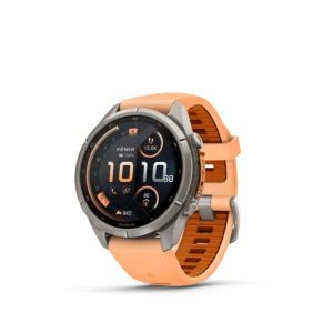 fēnix 9 Pro – inReach, 43mm Titanio con correa rosa pastel
