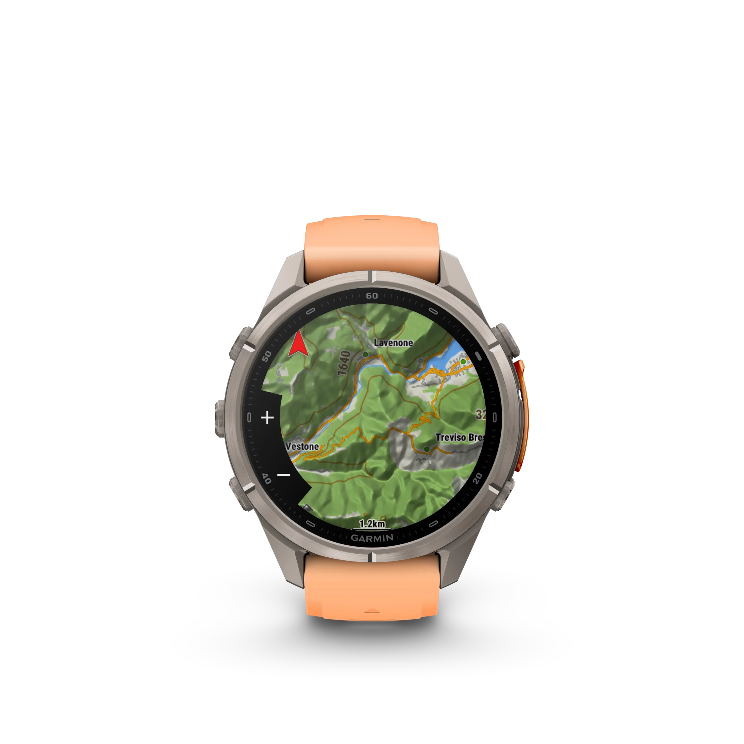 fēnix 9 Pro – inReach, 43mm Titanio con correa rosa pastel - Imagen 5
