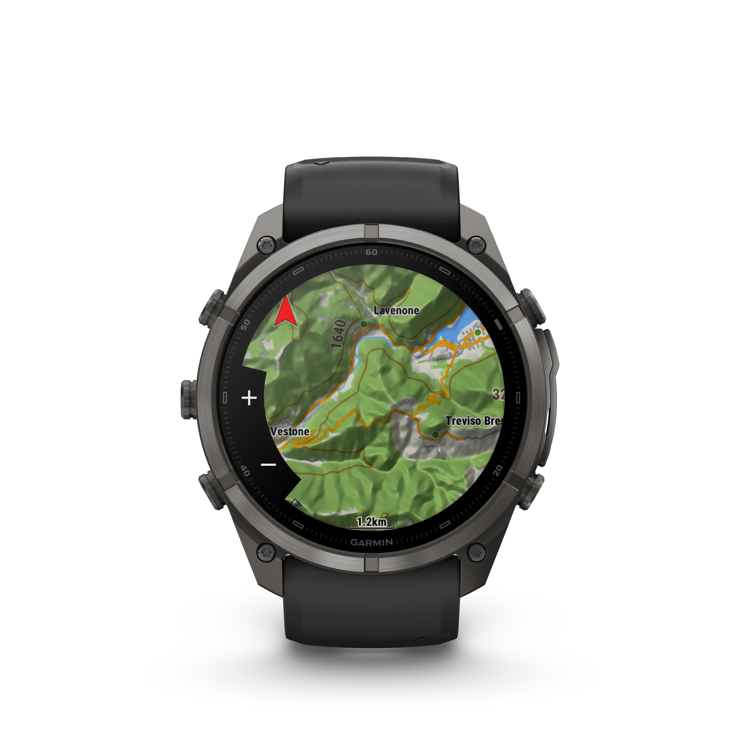 fēnix® 9 Pro – inReach®, 51mm Titanio DLC carbón con correa en negro - Imagen 6